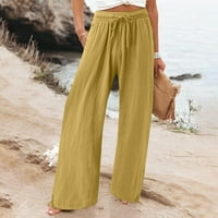 Harem hlače žene džepne pantalone hlače ugodno labavo ljetno casual