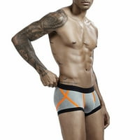 Nove pamučne muške bokserske kratke hlače modne muške mladosti blokiranje boksera u dizajnu