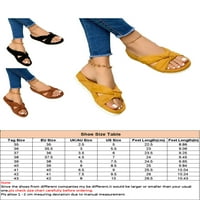 Daefulne ženske sandale klizne na slajdovima otvorena plosnadna sandala vanjska mekana prozračna puna