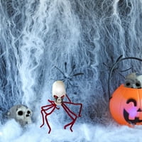 Fugseused set Halloween Spider lobanja Povećavanje atmosfera Realni ukrasni jezivi izdržljiv Halloween