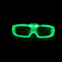 HeitePabg LED naočale svjetla za osvjetljenje zabave, svjetlo za zatvaranje sjenila naočale LED sunčane