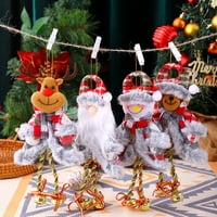 Pontos Božićni privjesak Fino izrada Božićno drvce Viseći lutke ukras za zabavu Svečana kuća za uređenje