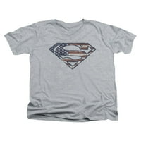 Superman DC Comics Wartarn Zastava za zastavu V-izrez T-majica Tee