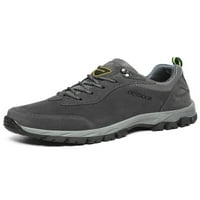 Muške pješačke cipele Atletski tenisice čipke up trekking penjačke cipele siva 6