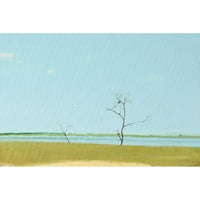 Nekraha, Igor Crni moderni uokvireni muzej umjetnički print pod nazivom - na jezeru, septembar