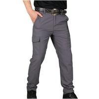 Aherbiu Muške aktivne hlače lagane brzih taktičkih teretnih hlača planinarske pantalone sa više džepovima