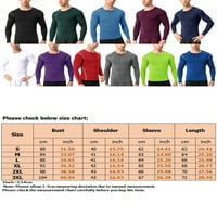 Muškarci Sport THirts Baselayer Kompresijske košulje Cool suhi mišićni vrhovi prozračne majice Bodybuilding