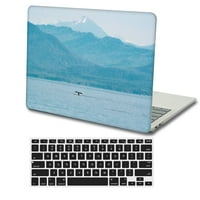 Kaishek Hard Shell futrola za Macbook Pro S + crni poklopac tastature A & A M1, tip C Blue serije A