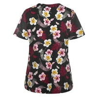 Ženski trendy piling vrhovi sa džepnim klirensom Moda Prodaja odjeća cvjetni tiskani tines ljetne kratke
