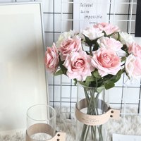 Park Artificial Rose Cvijeće Buket Silk Cvijeće ruža za dom Bridal Fistil Dekor festivala