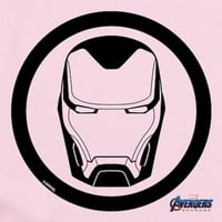 Cafepress - Iron Man Logo - Dojenčad s dugim rukavima