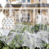Ukrasi za Noć vještica, Halloween Spider web set ukrasa za unutarnju dvorištu na otvorenom