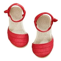 Tenmi Dame Espadrilles Sandal gležnjače pumpe cipele na plaži Sandale Ljeto Mary Jane Heels Žene Ležerne