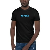 Plava Alyssa kratka pamučna majica kratkih rukava od nedefiniranih poklona