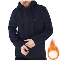 Eczipvz Hoodies za muškarce Muška jakna za muške i zimske jakne sa patentnim zatvaračem Sportska boja