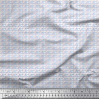Soimoi pamučna kamerska tkaninska tkanina geometrijska kocke kocke ispisana zanata tkanina sa dvorištem