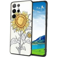 Kompatibilan sa Samsung Galaxy S ultra ultra telefonom, suncokretov-cvijeće - Silikonski futrola za