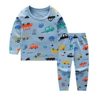 Gotyou Kids Pijamas Toddler Unise crtani noćni rublje Dugi rukav i hlače odijelo