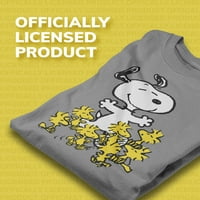Kikiriki - Snoopy Rainbow Oblaci - grafička majica s kratkim rukavima