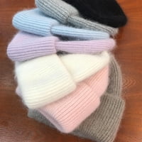 Maytalsoy unise zimska jesen pletena kape prijenosni toplo održavanje kape za beanie Comfort Warm Soft dodaci na otvorenom stranka svijetloplava