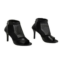 Colisha Dame High Power Povratak sa sandale Peep Toe Dress Pumpe Cipele Radne modne čizme Sandal crna