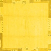 Ahgly Company u zatvoreni kvadrat Čvrsti žuti modernih prostirki, 3 'kvadrat