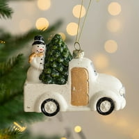 Božićno stablo Snowman Viseći ukras šareni obojeni ukrasni privjesci Xmas Ornament f