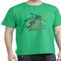 Cafepress - šareni tromboni tamna majica - pamučna majica