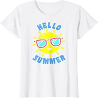 Pozdrav ljetna sretna sunce majica