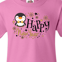 Inktastična sretna nova godina sa slatkam majica za mlade Penguin