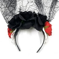 Cosplay Party Party Trake Tamna stila Halloween Traka za glavu sa mrežnim cvijetom smrti elastičnog