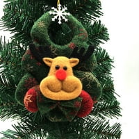 Božićni jeleni Snowman Santa medvjedi lutka ukrasi Xmas stablo prozor kamin Viseći ukrasi Party Favorits