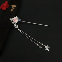 Kosa Chipmon Pin štapići Kineski cvijet za kosu za kosu za oblikovanje kose za žene djevojke duga kovrčava