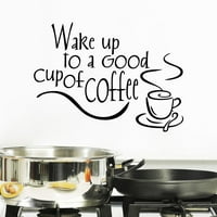 Heiheiup naljepnice zidne šalice kafe dolazak prekrasan čaj Dekal umjetničko dizajn kava kućni dekor