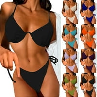 VEDOLAY kupaći kupaćimzuje žene plus veličina kupa za kupanje Paisley Ispiši dva kupaći kostim kupaći kostim, crni l