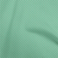 Onuone poliesterske spande Mint zelene tkanine azijski blok otisak šivaći zanatske projekte Otisci otisci
