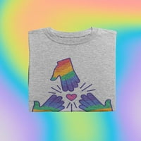 LGBT Ally majica Men -Shartprints dizajni, muški medij
