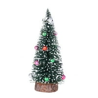Labakihah Decor Decor Decre Decor Christmas Drvo Mini bor cipela sa drvenim bazama DIY CRAFTS Kućni