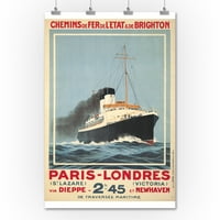 Pariz - Londres - Versailles Vintage poster Francuska C