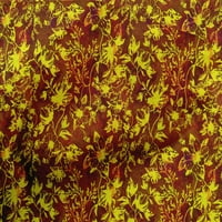 Onuone pamučne kambric smeđa tkanina Batik haljina materijala od tkanine za ispis od dvorišta široko