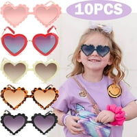 Dječje sunčane naočale u obliku srca za djevojčice Toddlera Starost 3-10, UV zaštita