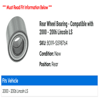 Ležaj zadnjeg kotača - kompatibilan sa - Lincoln LS 2005