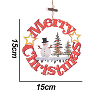 Božićni ukrasi, drveni božićni drvci viseći ukrasi, seoska kuća rustikalni personalizirani poklon -