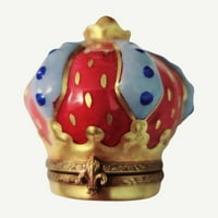 Crown W Jewels Limoges Bo Porculan Figurine