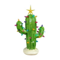 Jeashchat resorni kaktus oblikuju božićne ukrase za osvjetljenje
