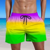 Hlače na plaži Novo zazor muškarci Ležerne prilike modne gradijentne gaćice sa džepovima Hlače na plaži
