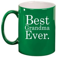 Najbolja baka ikad keramička šalica za kafu poklon čaj za nju, sestru, žene, dan i bake i bake, supruga,