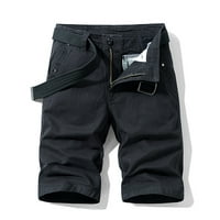 Corashan Muške hlače Ležerne prilike muške modne čvrste boje Multi-džepne hlače Pamučne tegore kratke
