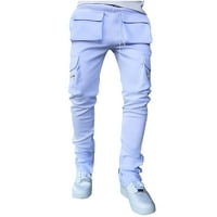Sportske pantalone za muškarce sa patentnim pantalonama za muškarce Muške više džep reflektirajuće ravnotežne
