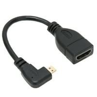 FDIT HD multimedijski interfejs adapter kabel žena do muške stupnjeve u kutu pretvarača, kabel pretvarača